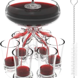 6 Shot Glass Dispenser and Holder