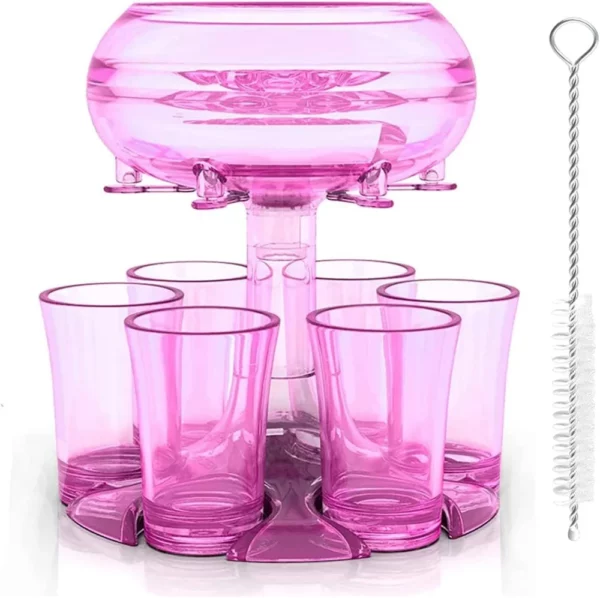 6 Shot Glass Dispenser and Holder