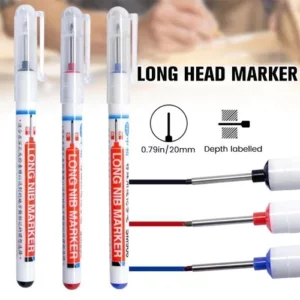 🎄Early Christmas Sale🎁-Long Head Bathroom Woodworking Multi-Purpose Marker