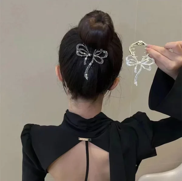 🎅Early Christmas Sale🔥Bow light luxury premium feeling hairpin🎀