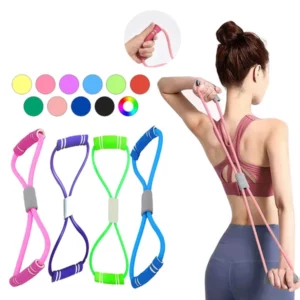 🔥48% OFF🔥Fitness Resistance Bands 8 Word Tension Back Stretch Belt