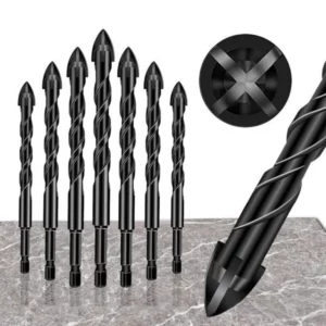 🔥LAST DAY 48% OFF🔥4-EDGE CROSS DRILL BIT SET 7PCS