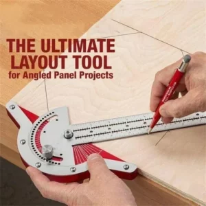 🔧Ultra-precision ruler square T-shaped woodworking scriber measuring tool