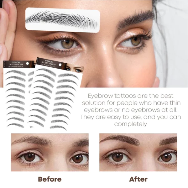 4D Hair-Like EyeBrows Waterproof Tattoo