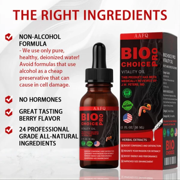 Biochoice Pro Men Max Vitality Drops