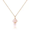 LOVICA Clair RoseQuartz Mushroom Necklace