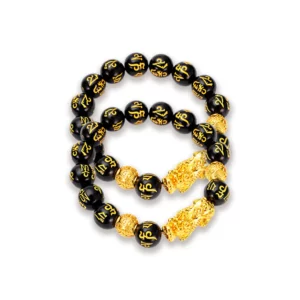 ZenAura™ Feng Shui Pi Xiu Obsidian Bracelet