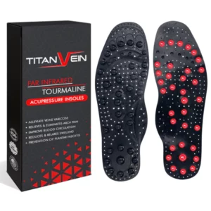 TourmaRelax™ TitanVein Far Infrared Acupressure Insoles