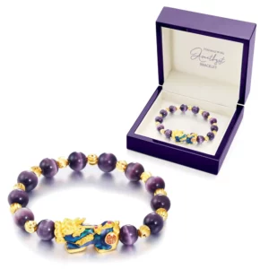 ZENAURA™ Feng Shui Pi Xiu Amethyst Bracelet