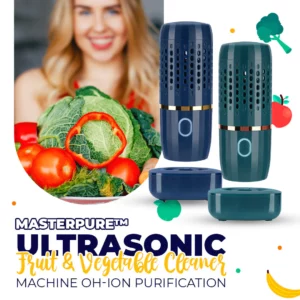 MasterPure™ Ultrasonic Fruit and Vegetable Cleaner Machine OH-ion Purification