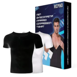 Ricpind MenGynecomastia Infrared Compression T-Shirt