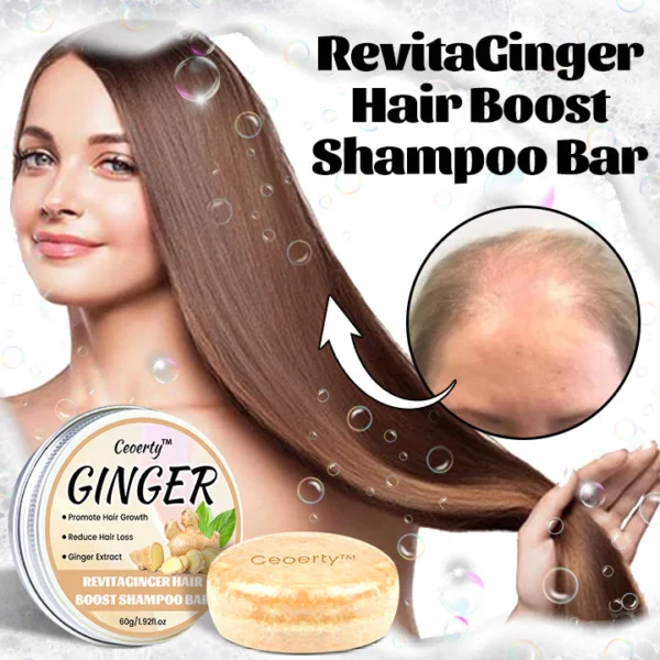 flysmus™ RevitaGinger Hair Boost Shampoo Bar