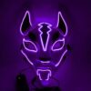 Fox Full Face Neon Mask