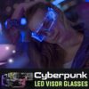 Cyberpunk LED Visor Glasses