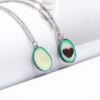 BFF Avocado Halves Necklace