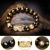 Black Obsidian Wealth Bracelet