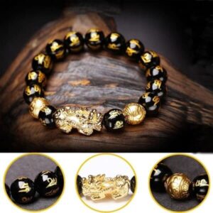 Black Obsidian Wealth Bracelet