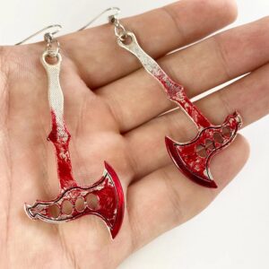 Bloodstained Horror Halloween Earrings