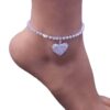 Full Diamond Love Anklet