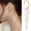 Thread Tassel Drop Earrings