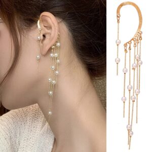 Thread Tassel Drop Earrings