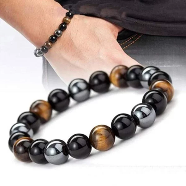 Magnetic Obsidian Anklet