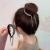 Rhinestone Hairpin Horsetail Clip