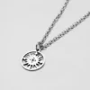 Silver Compass Necklace