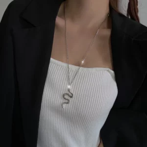 Snake Pendant Necklace