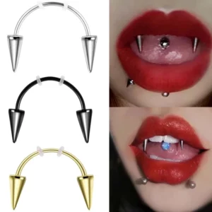 Stainless Steel Nail Teeth Smile Dracula Piercing