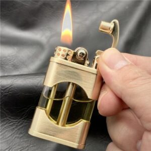 Vintage Trench Rocker Lighter Fluid Refillable